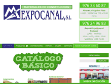 Tablet Screenshot of expocanal.es